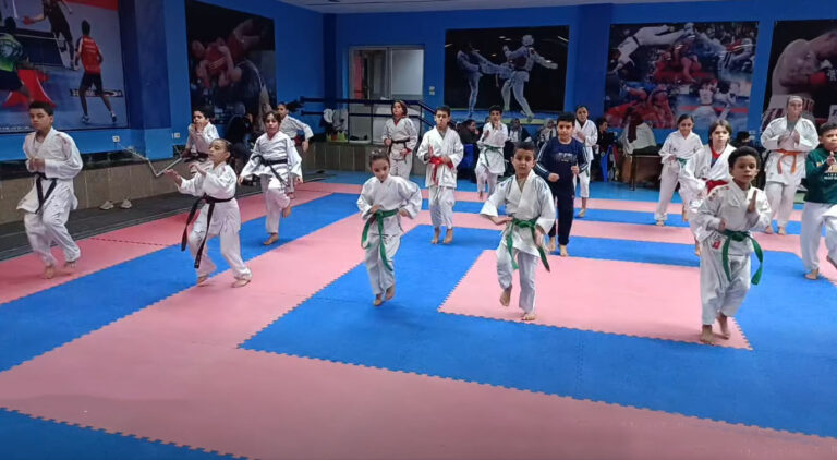 فعاليات أكاديمية ساموراى إيجيبت للكاراتيه يصالة المنازلات